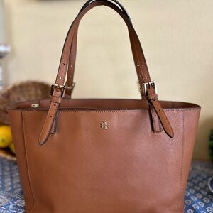 Tory Burch Tan Leather Tote